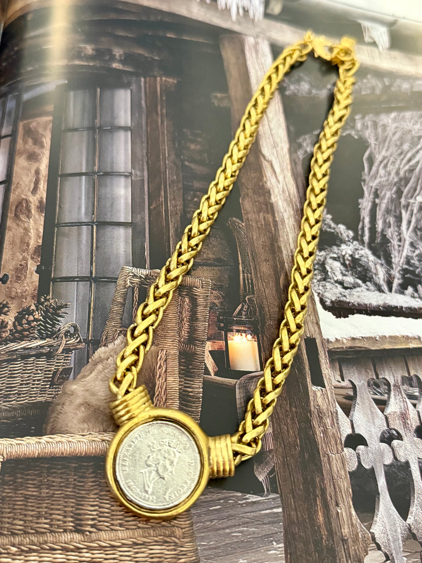 Yochi Middle Coin Necklace