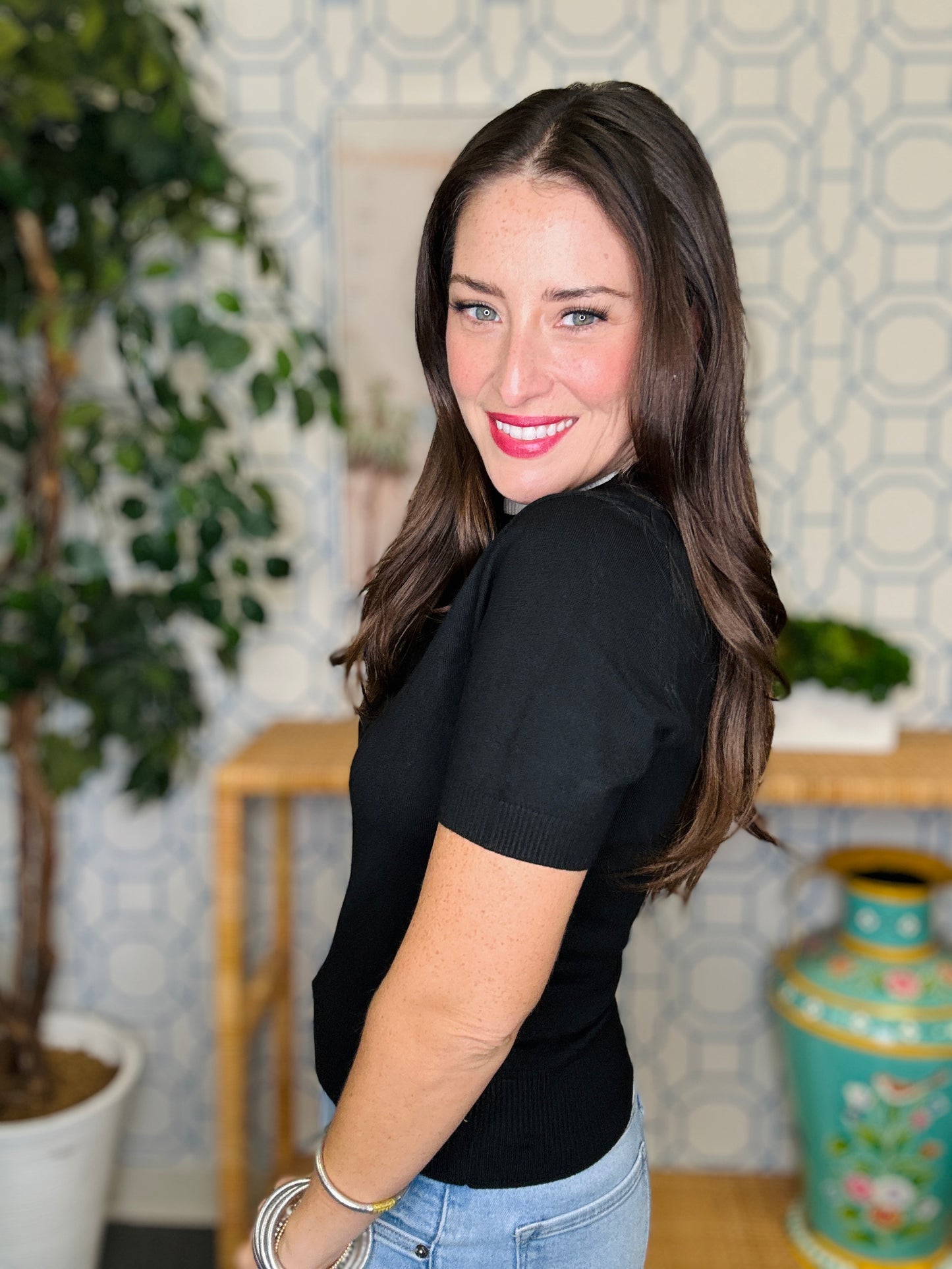 The Double Collar Top