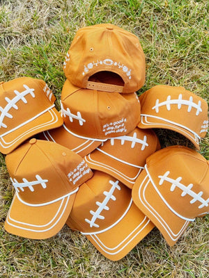 The Football Laces Puff Hat