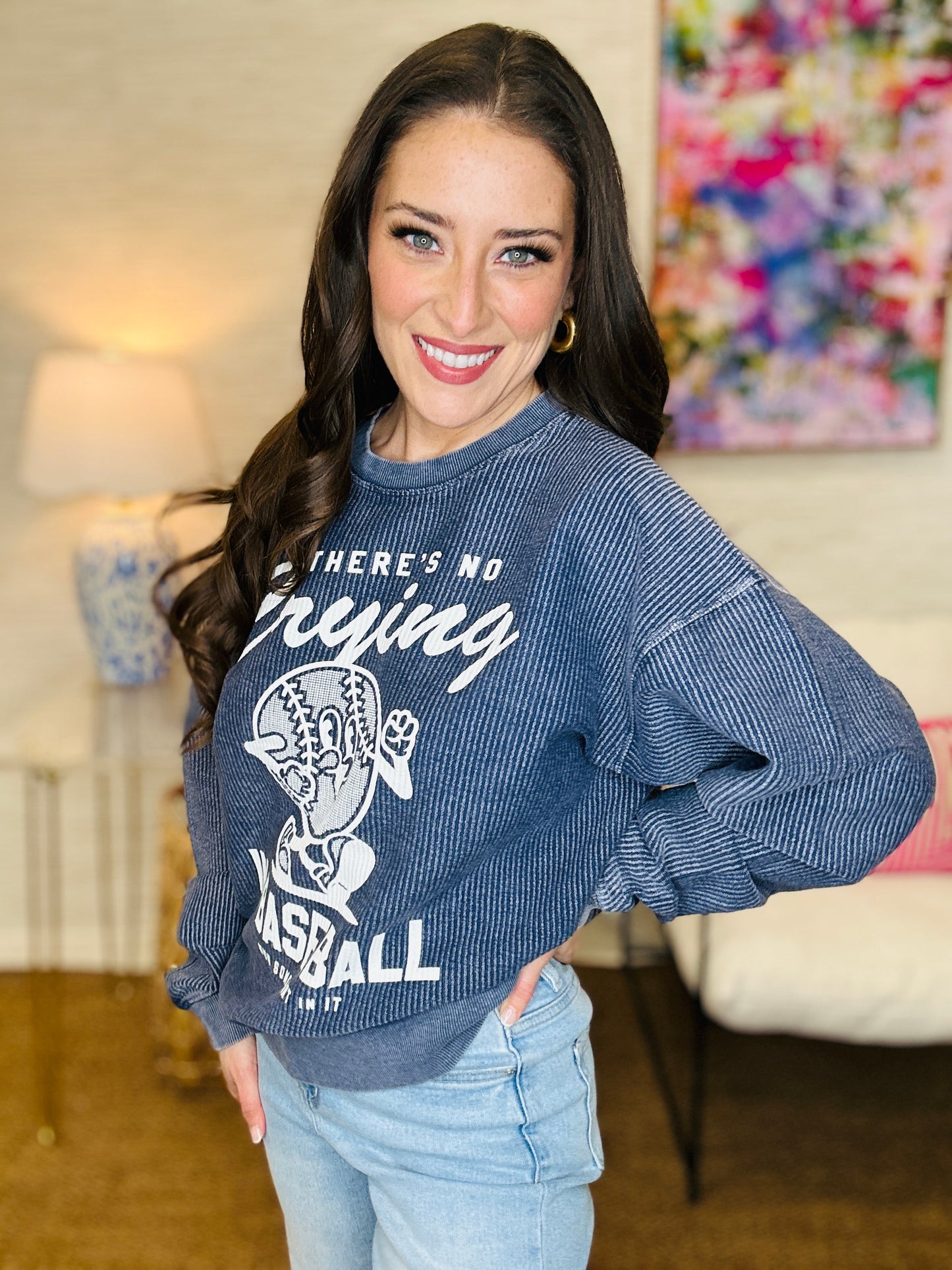 The No Crying Cord Pullover