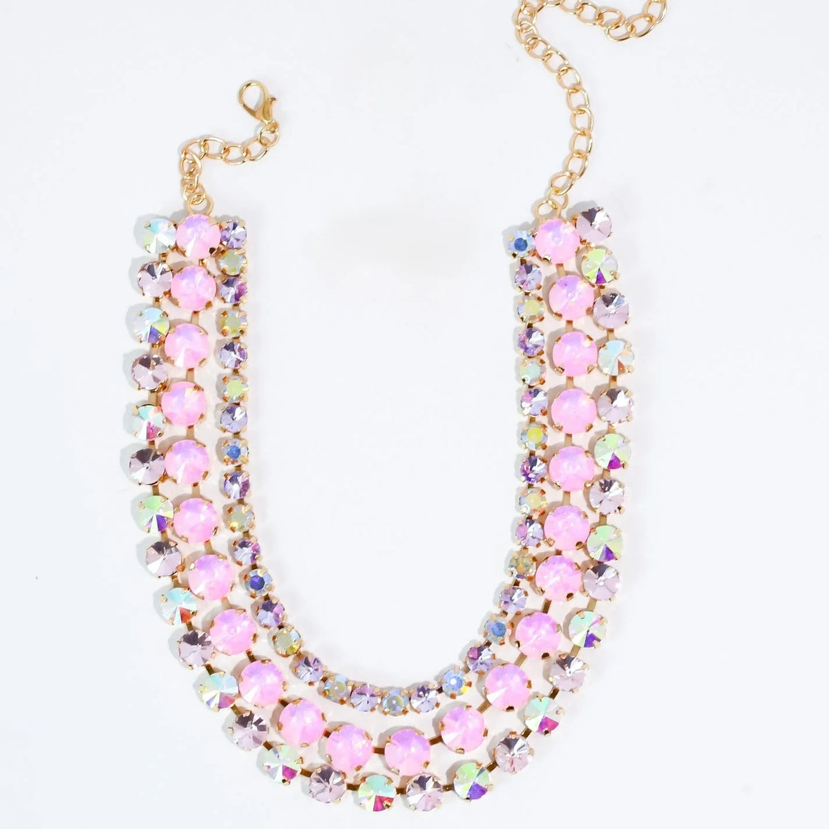 The Three Strand Crystal Necklace