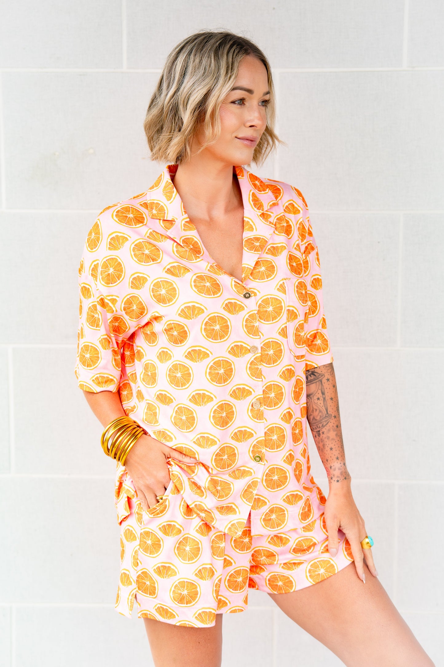 The Buckley Jennifer Set in Pink Citrus