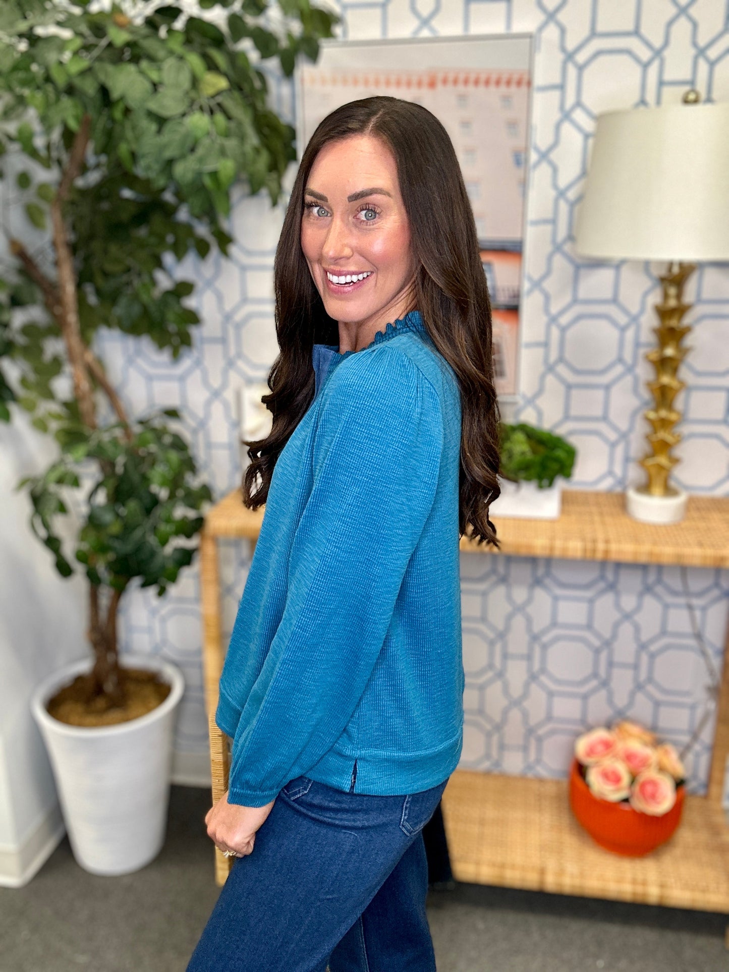 The Petra Henley - 8 Colors