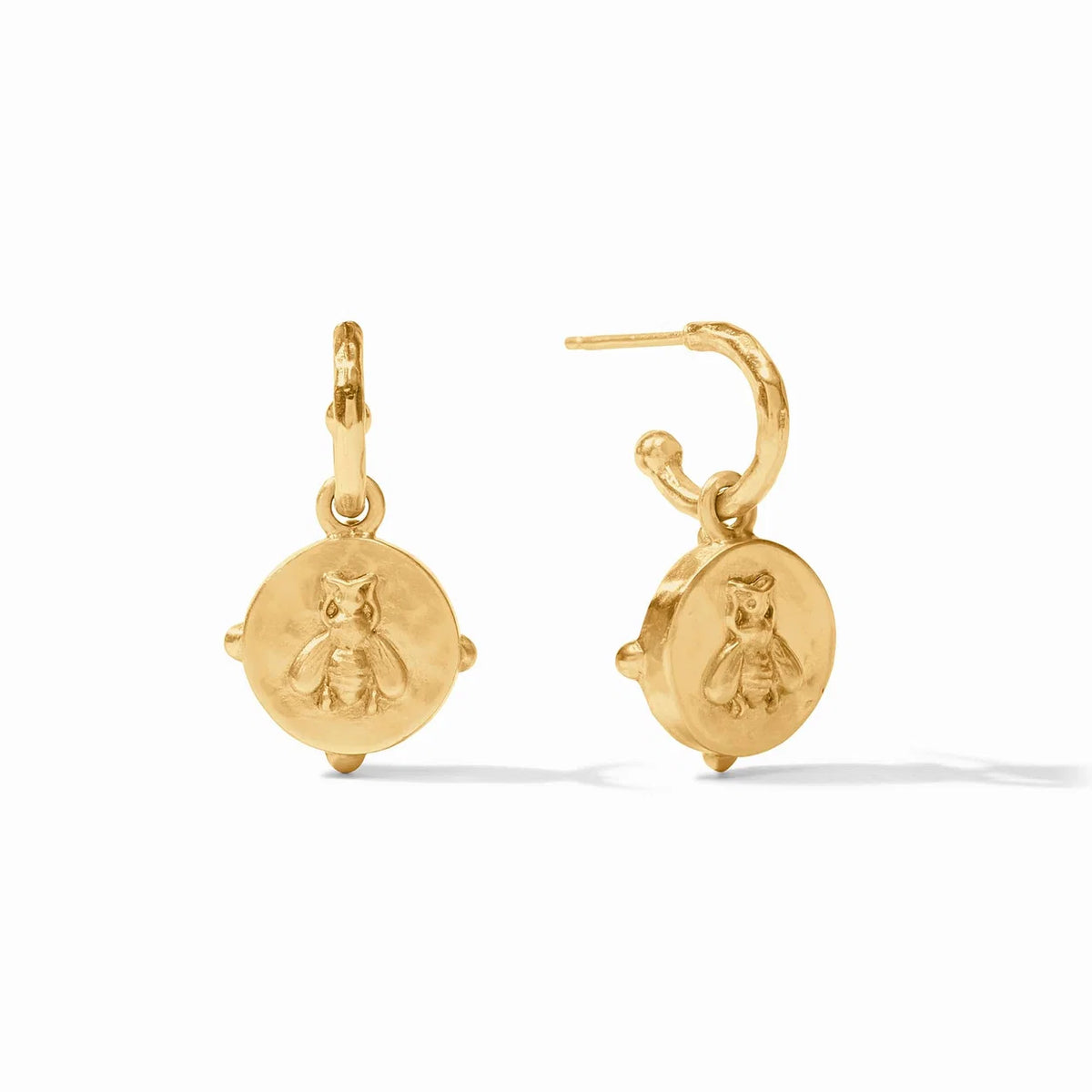 JV Honeybee Hoop & Charm Earring