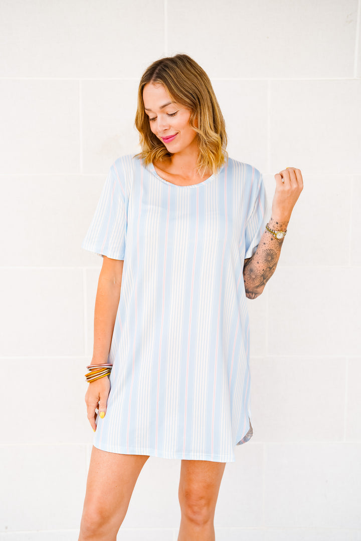 The Buckley Jeanne Gown in Seaside