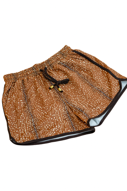 Deer To Me Drawstring Everyday Shorts