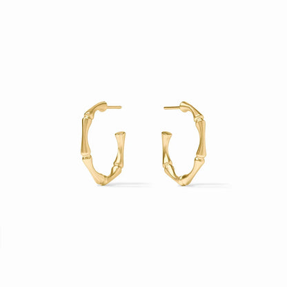JV Gold Bamboo Hoops-3 Sizes