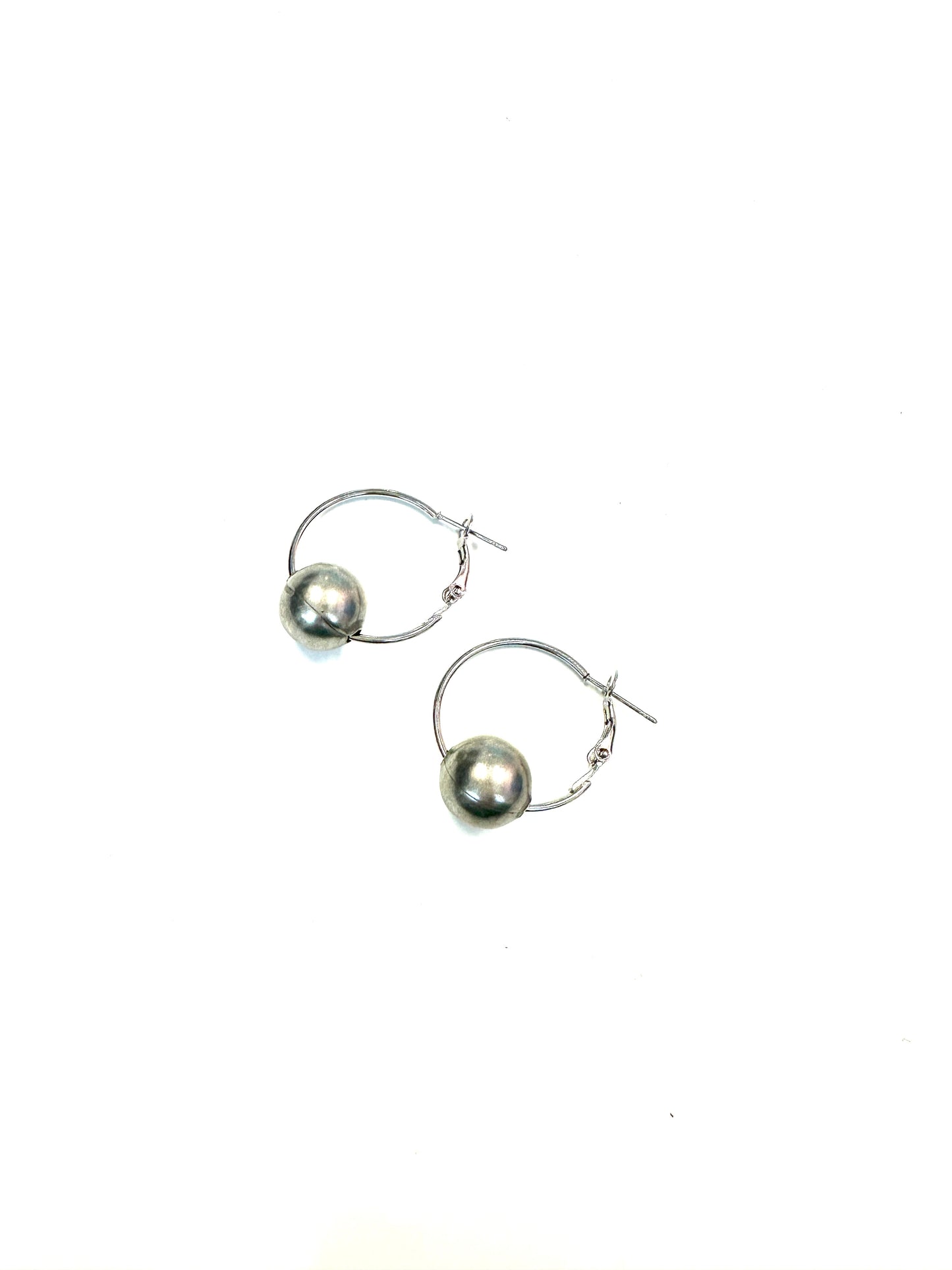 The Silver Ball Hoops