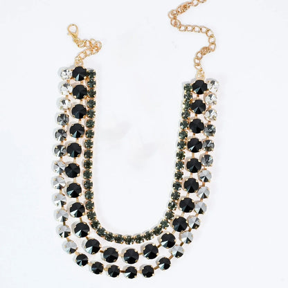 The Three Strand Crystal Necklace