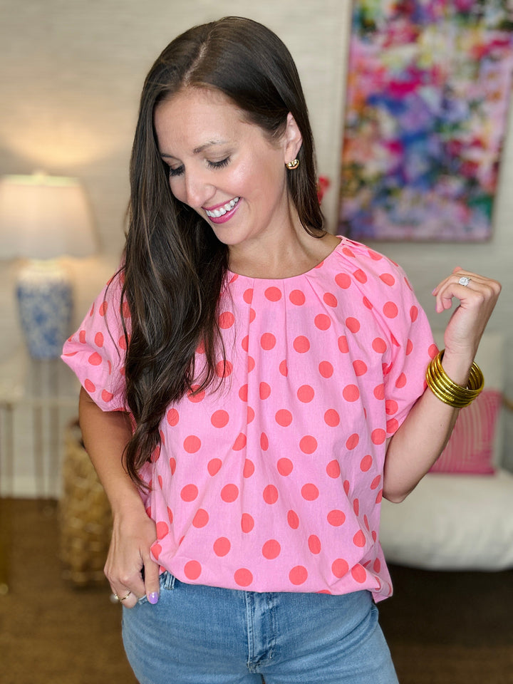 The Bubble Pleat Top
