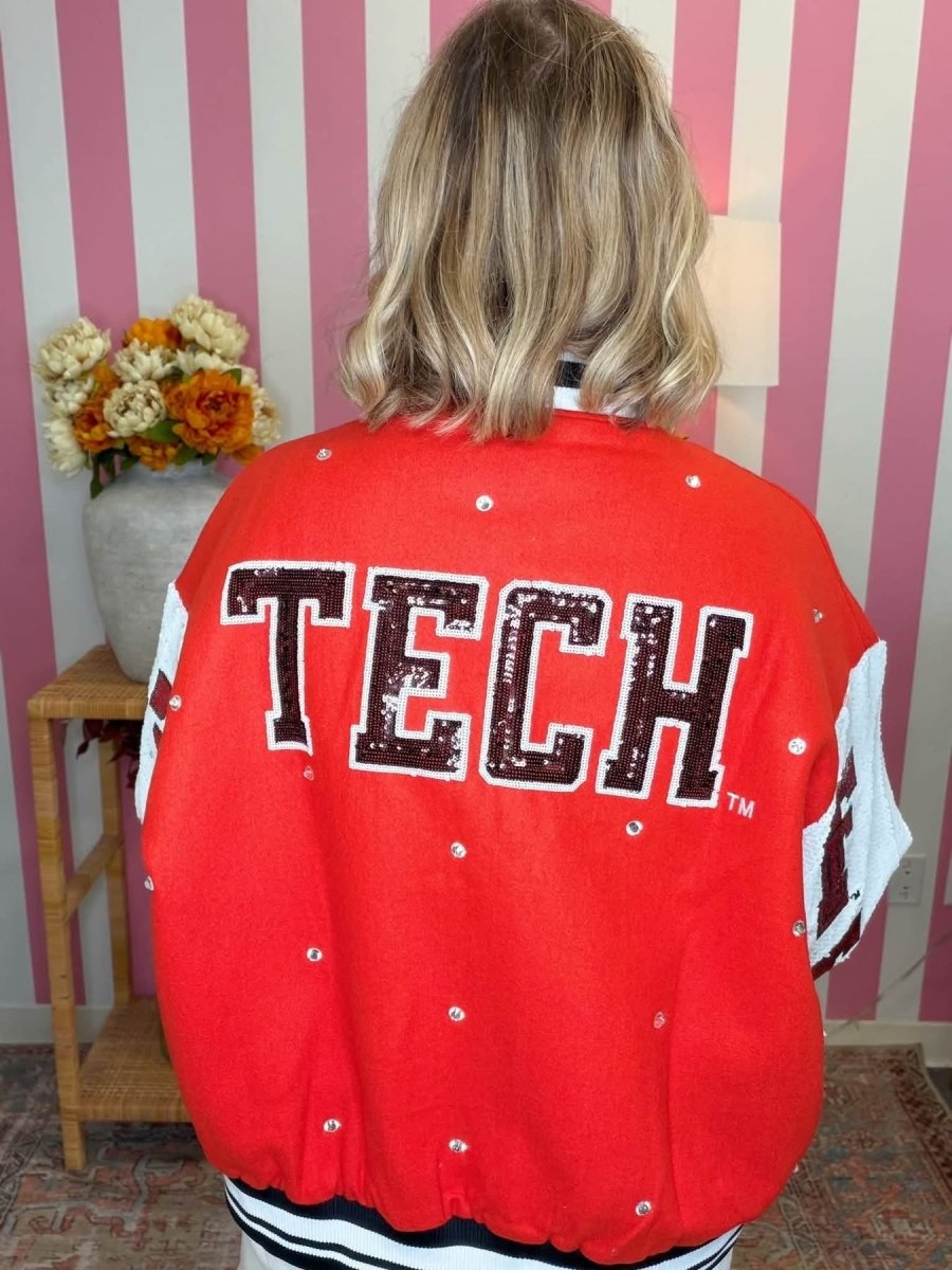 QOS Texas Tech Bomber Jacket