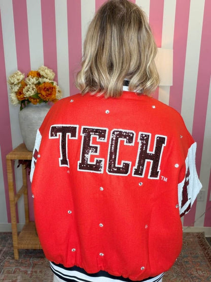QOS Texas Tech Bomber Jacket