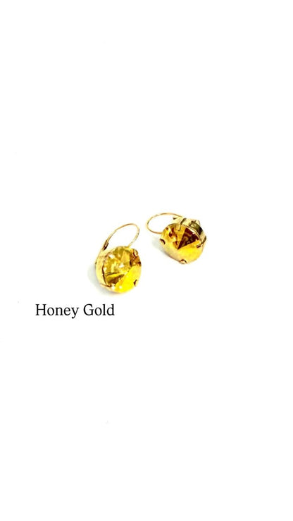 TOVA Caitlin Round Earrings