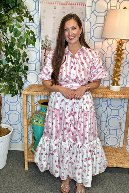 The Landri Dress in Pink