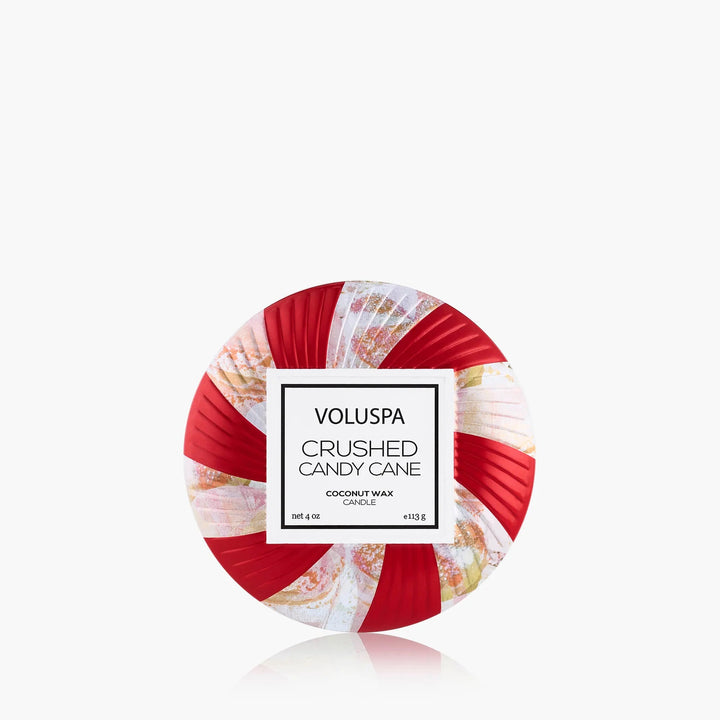 Crushed Candy Cane Candles