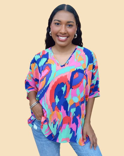 The Free Spirit Poncho Top - AS