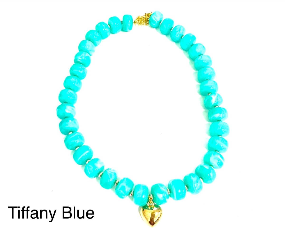 The Steal Candy Heart Necklace-21 Colors