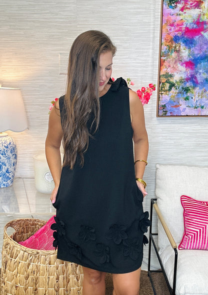 The THML Detail Dress in Black
