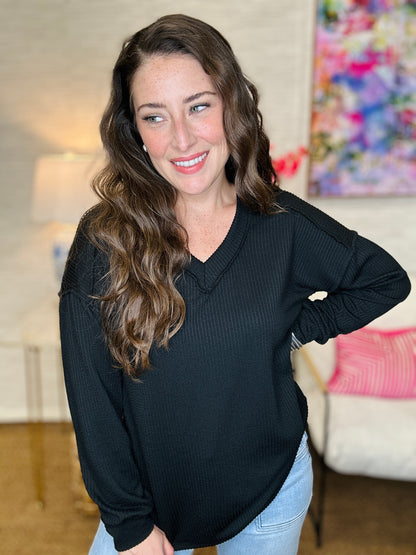 The Butter Ribbed Top in 3 Colors/AS