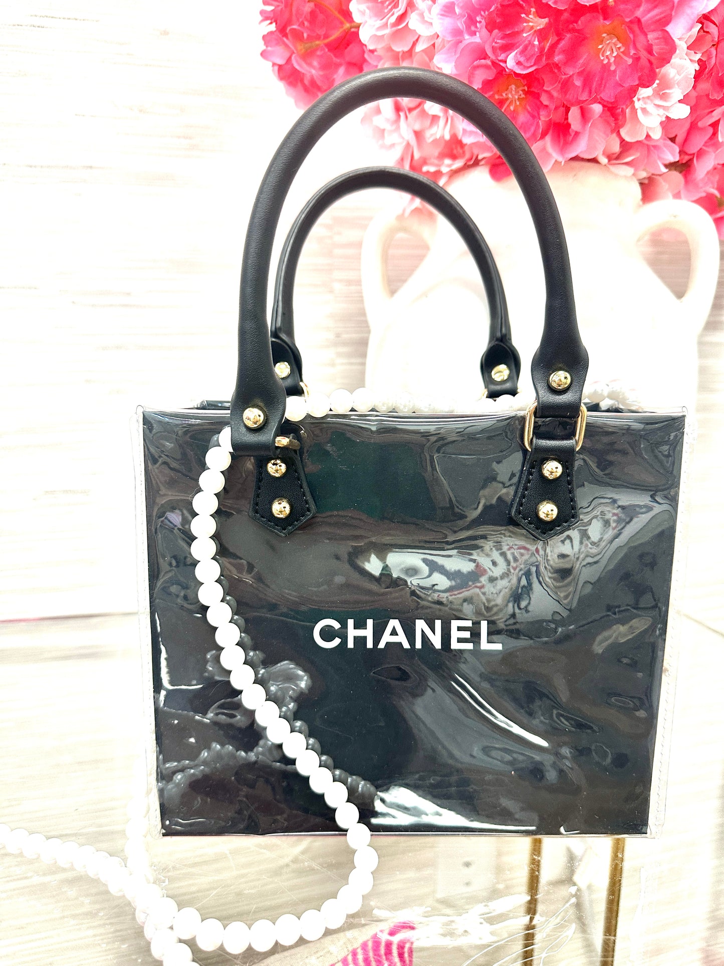 Clear Designer Totes