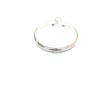 Sterling Hinge Bangles-2 Options