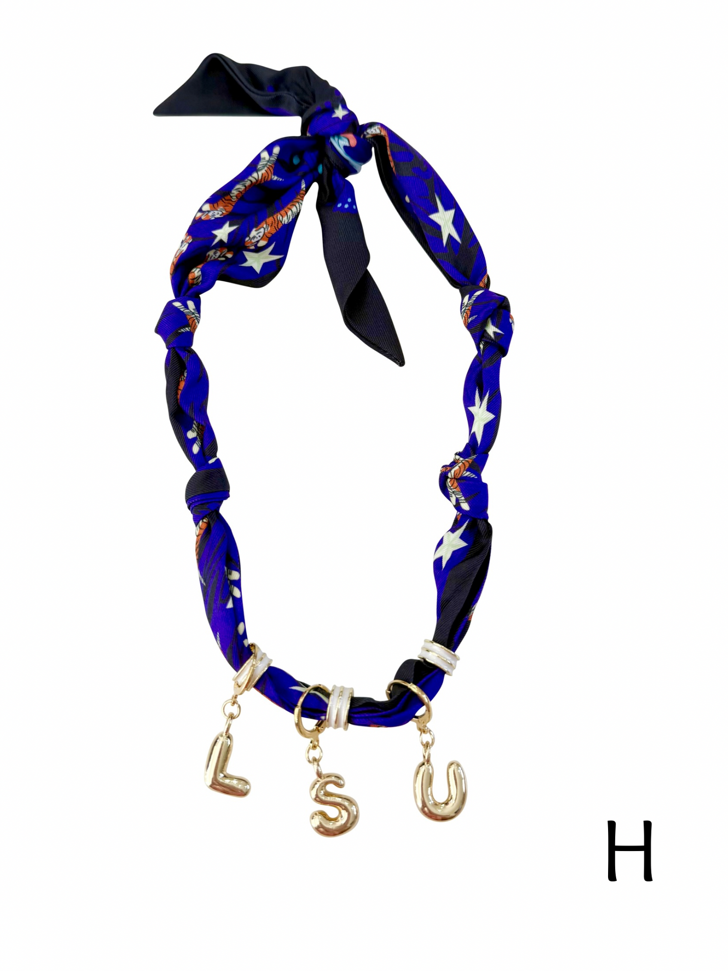 The Game Day Bubble Scarf Necklaces