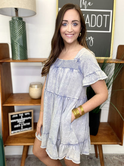 The Washed Denim Dress - All Sizes