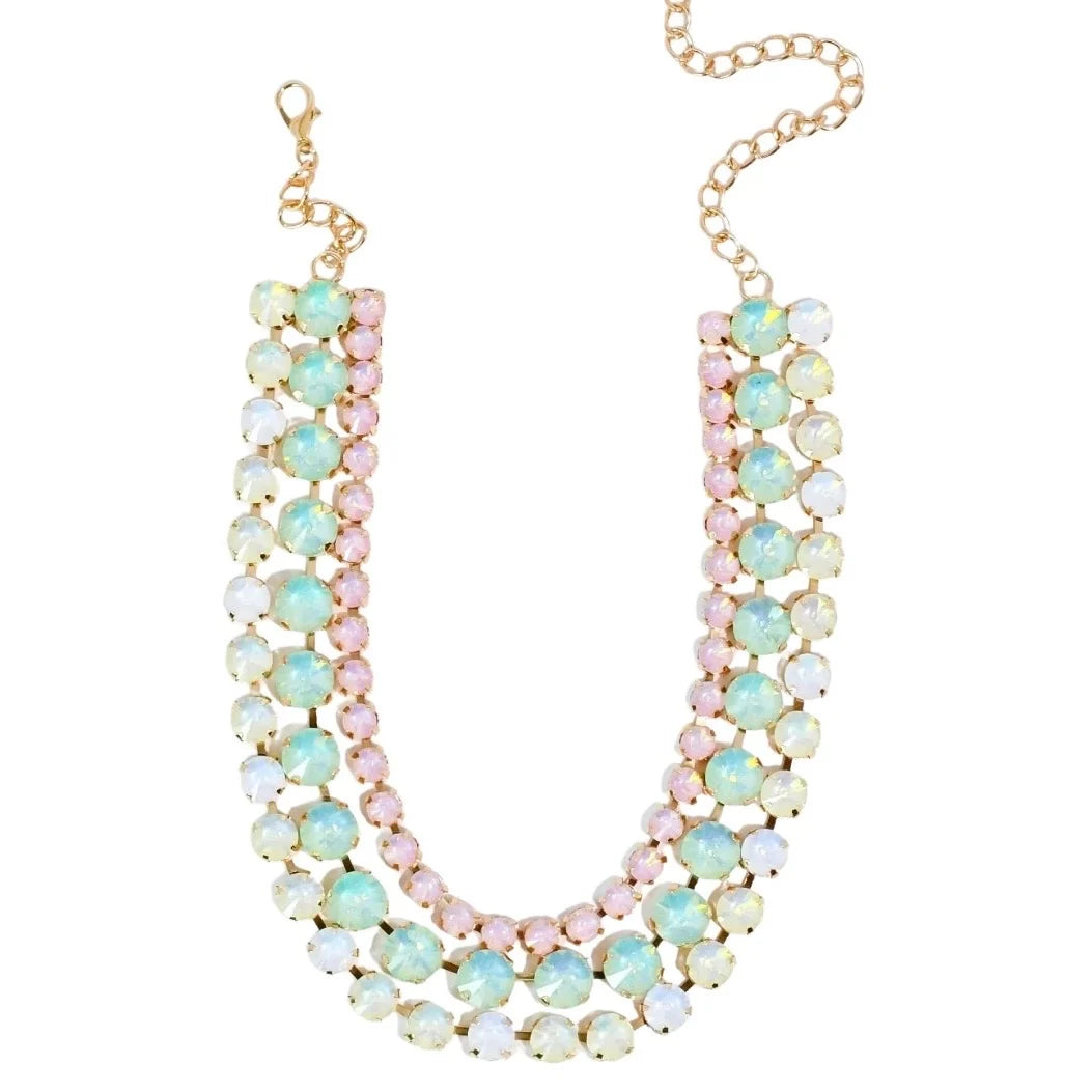 The Three Strand Crystal Necklace