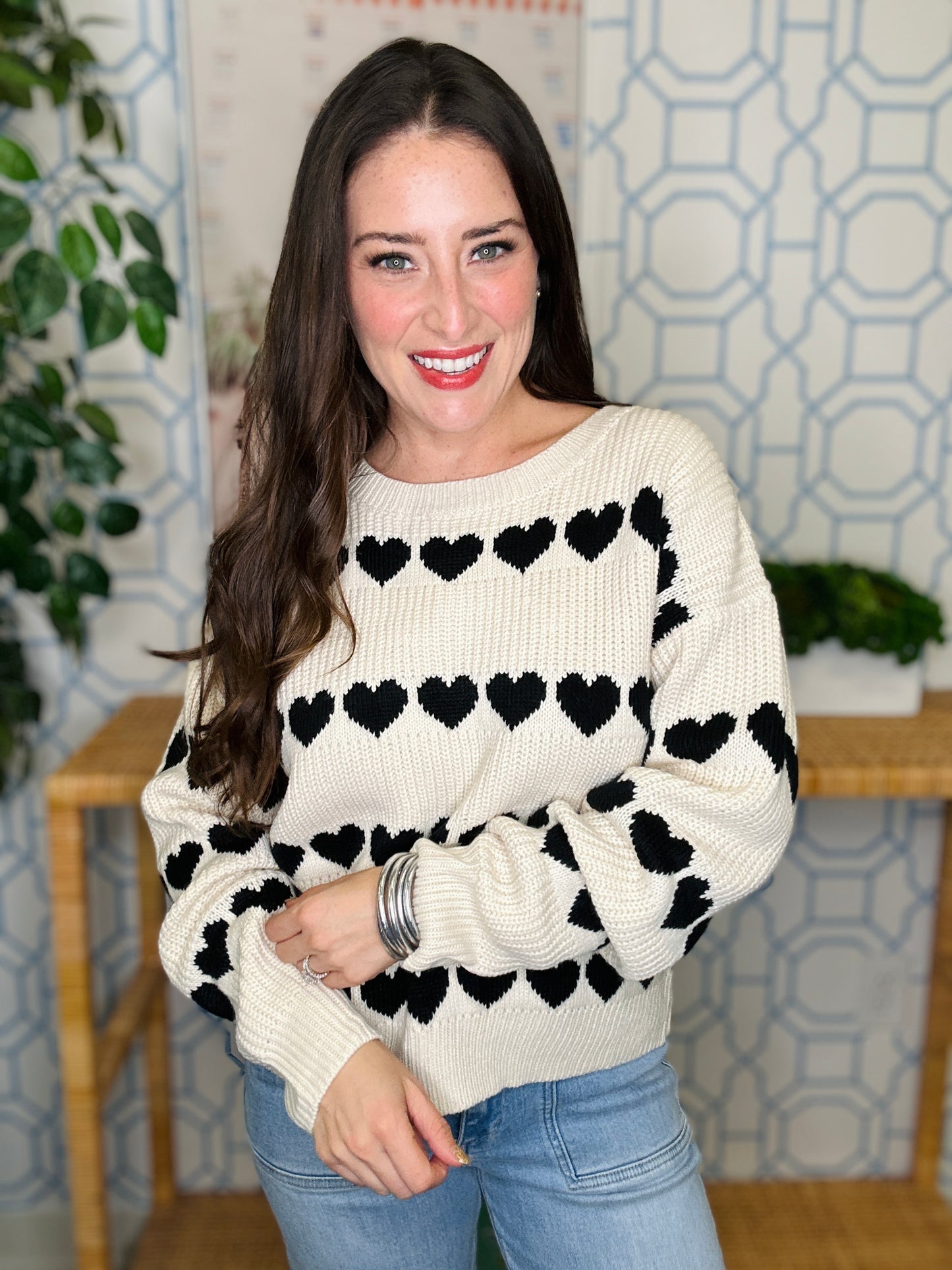 The Heart Stripe Sweater