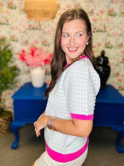 The Casual Contrast Top
