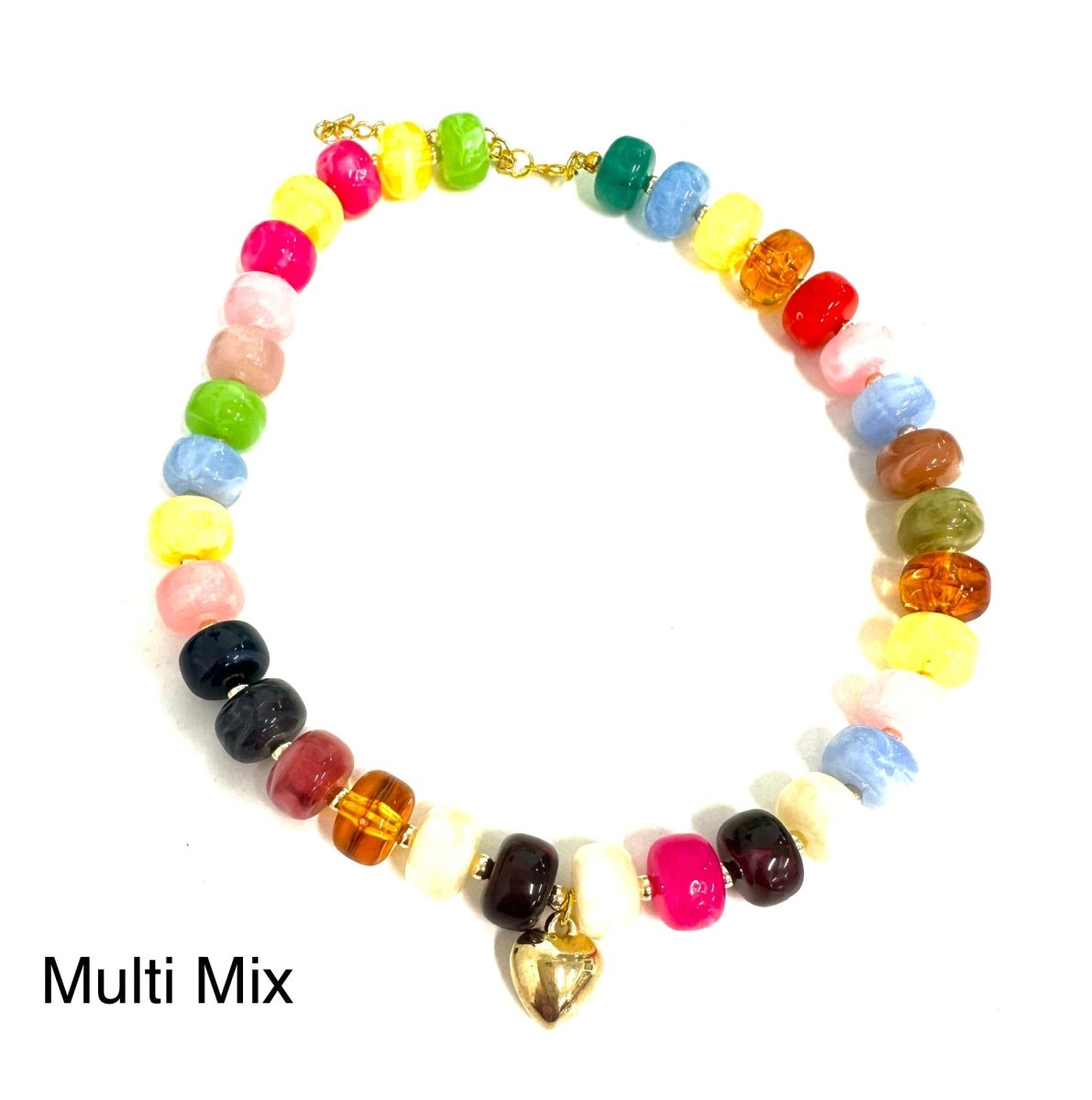 The Steal Candy Heart Necklace-21 Colors