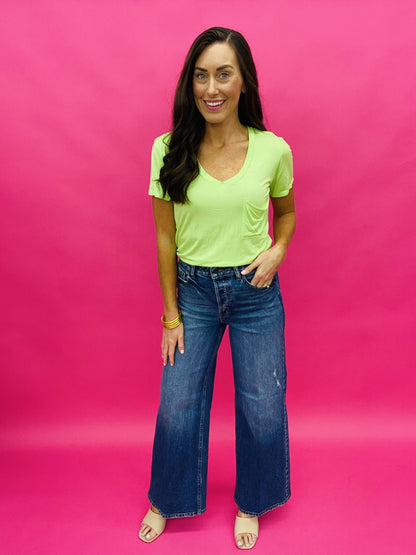 The Cello Wide Leg Jeans