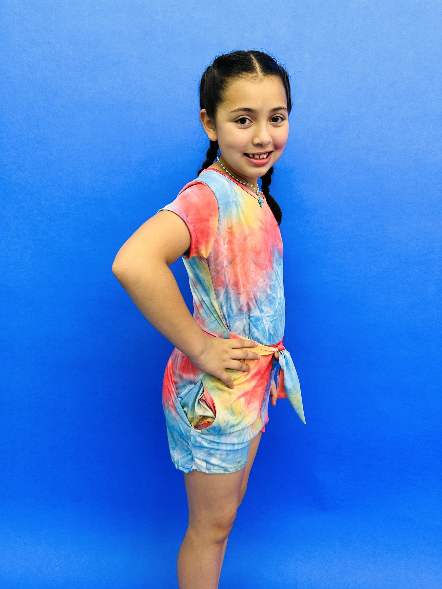 KIDS Dyed Romper in 2 Colors