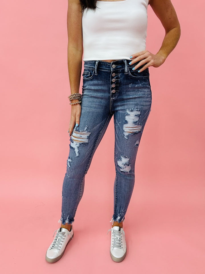 The Bobby Buttonfly Skinnies