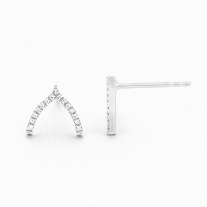 ES Wishbone Stud Earrings