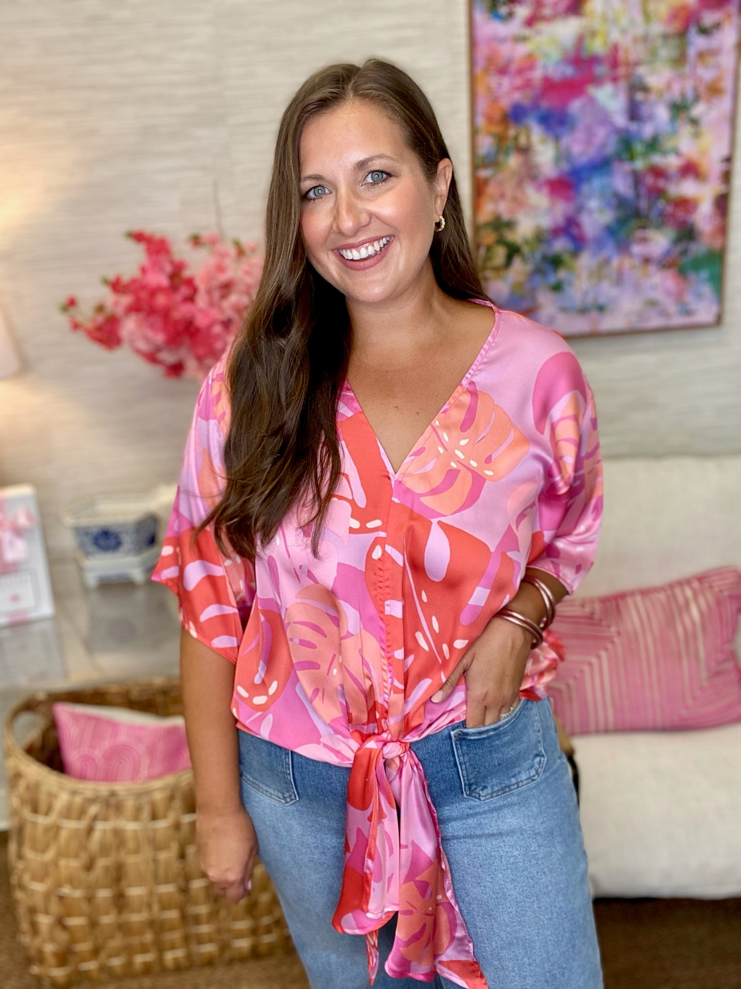 The Palm Beach Tie Top
