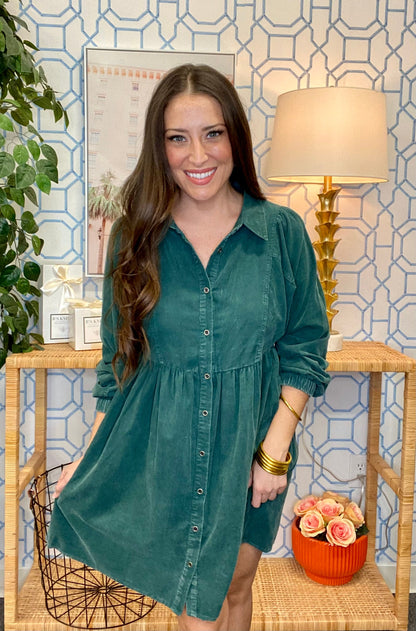 The Hunter Cord Dress