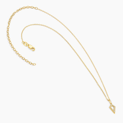 ES Looped Dagger Pendant Necklace