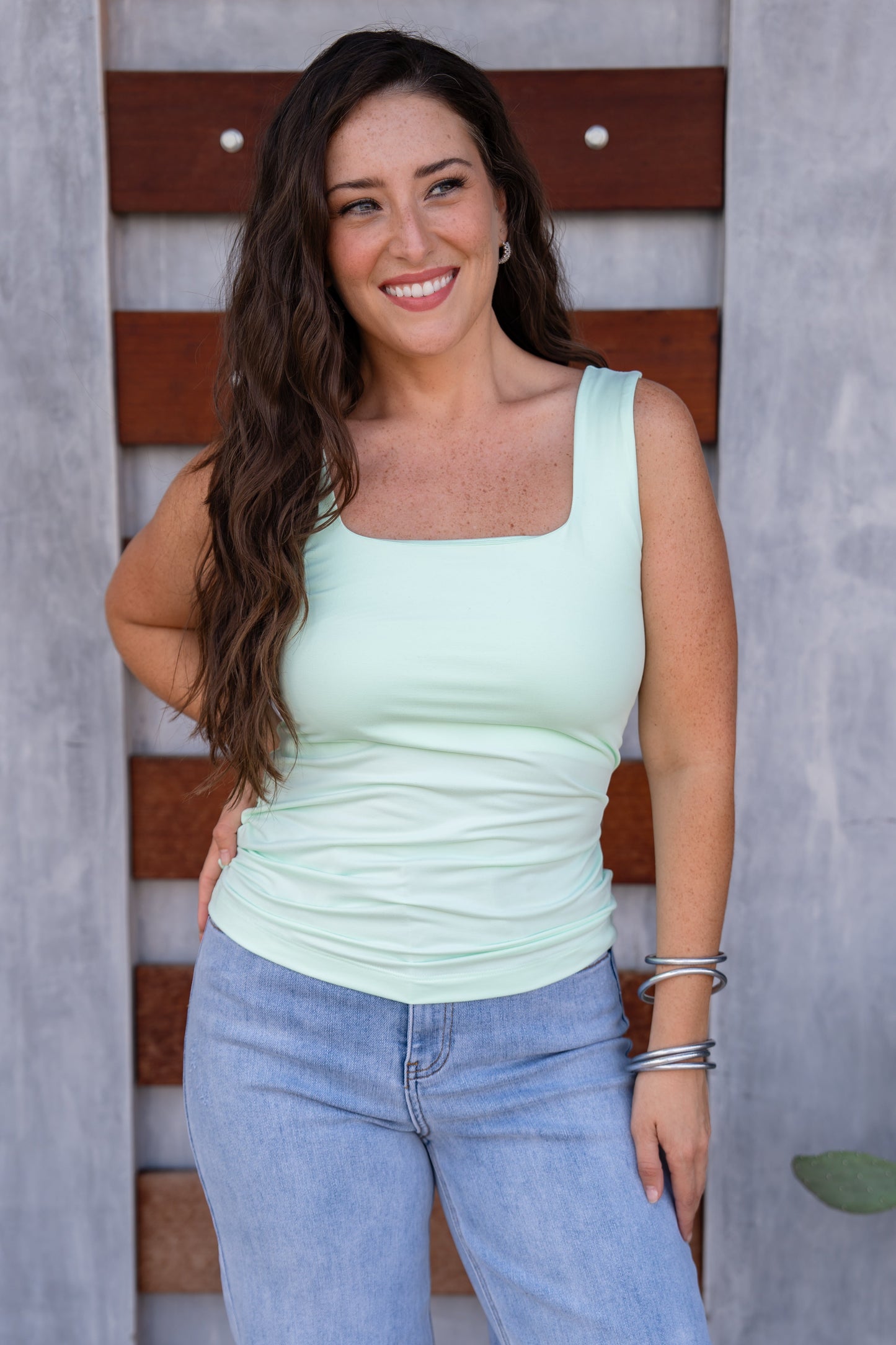 The Butter Square Tank-7 Colors/AS
