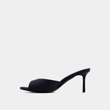 The Black Elaine Heels