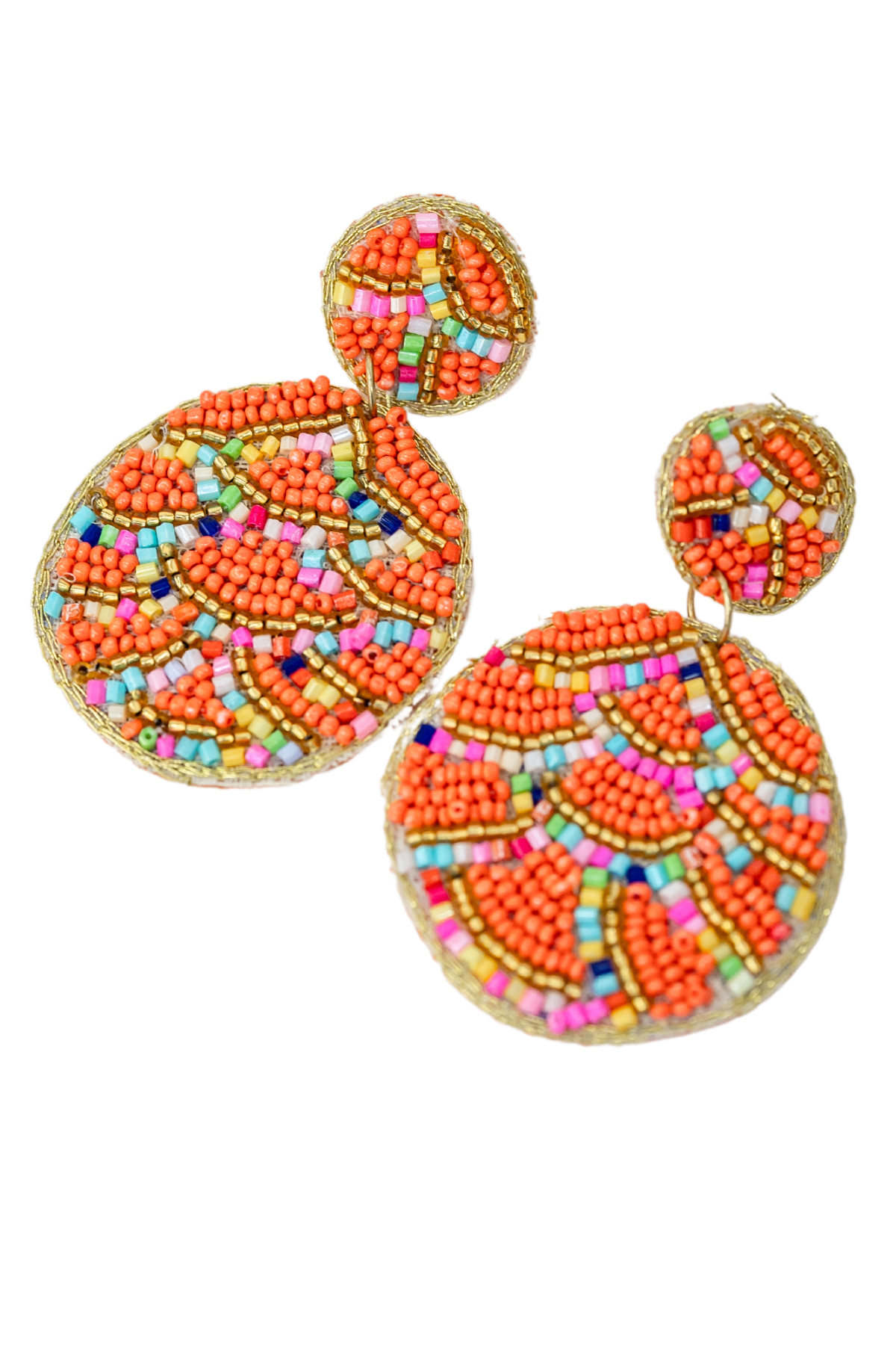 The Beaded Pop Earrings-3 Colors