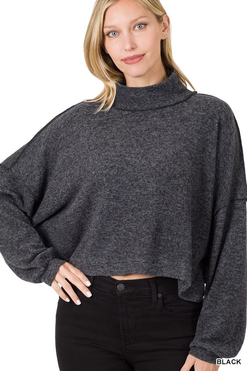 LD Steal #44-Mock Neck Pullover *Final Sale*