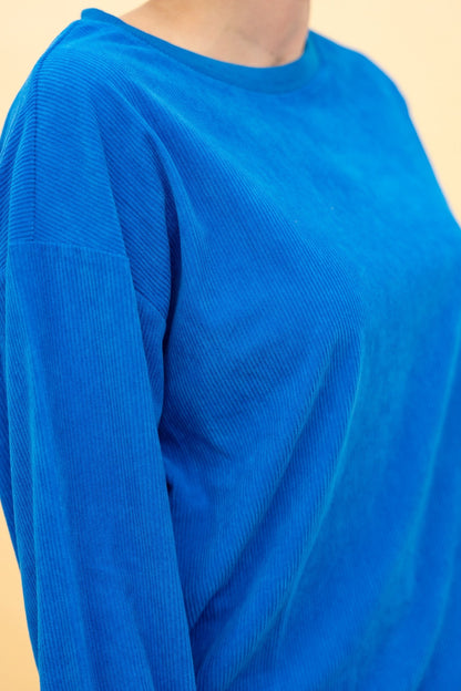 The Beck Corded Velvet Pullover-7 Colors-AS