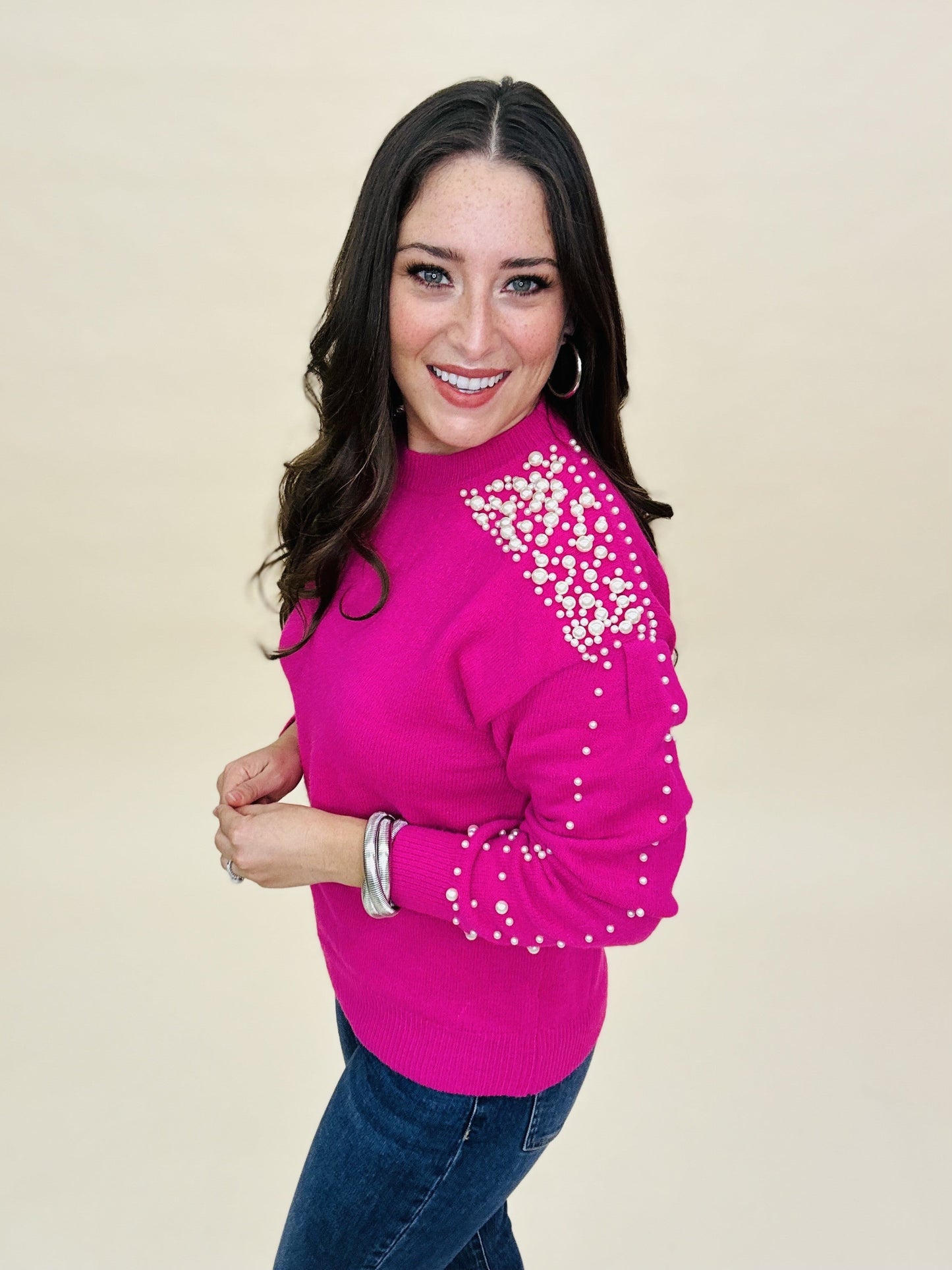 The Trimmed Sweater in 3 Colors/AS