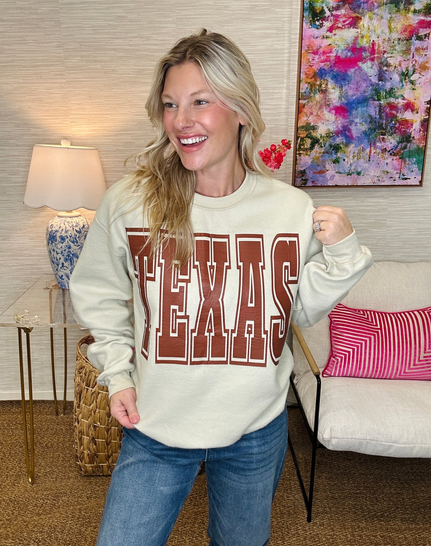 PF Doorbuster-Reversible Pullover-Texas