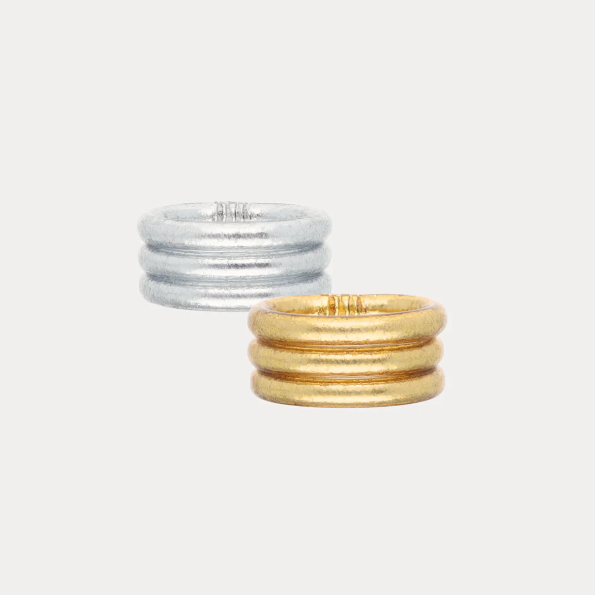 Silver All Weather Rings- Set of 3