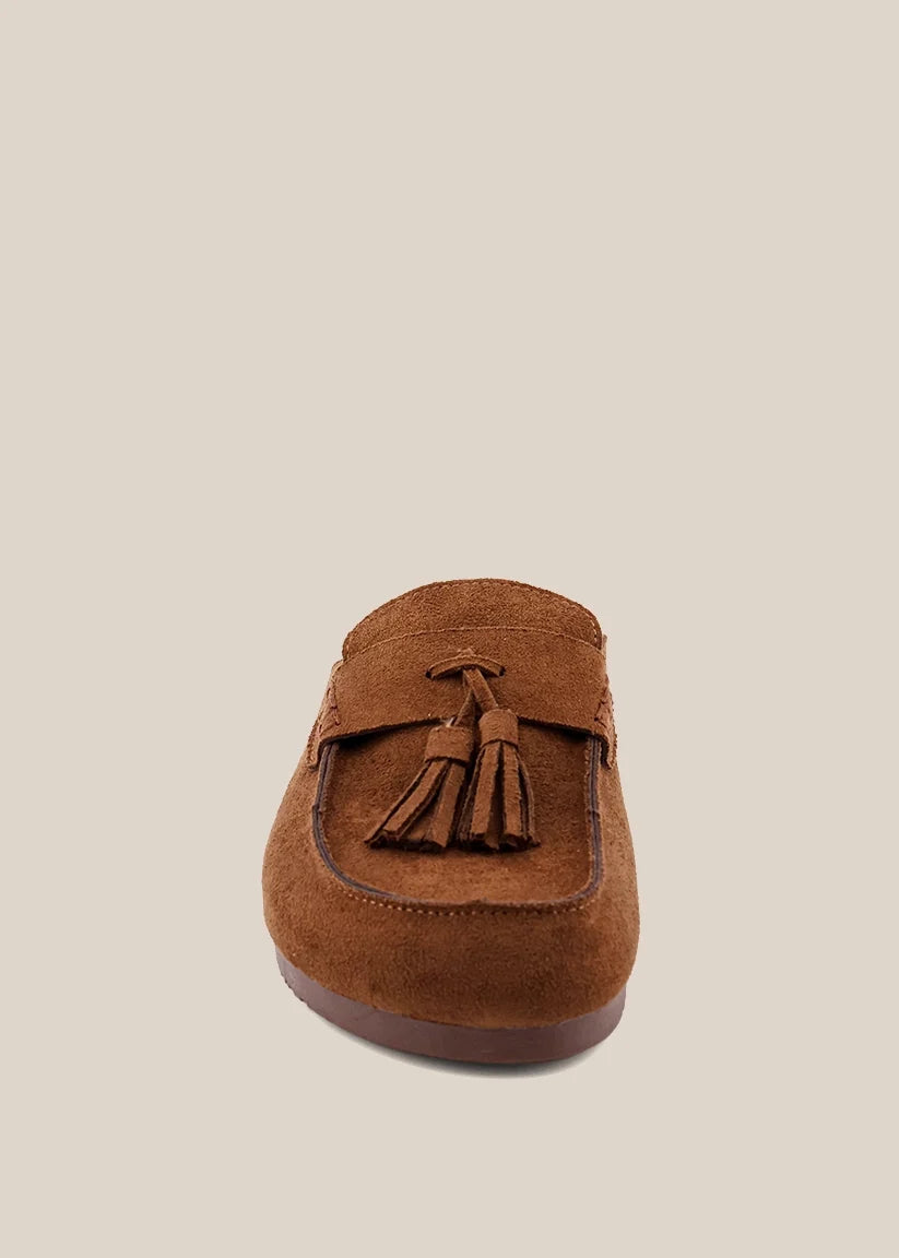 The Terry Clogs in Tan