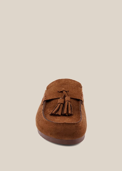 The Terry Clogs in Tan