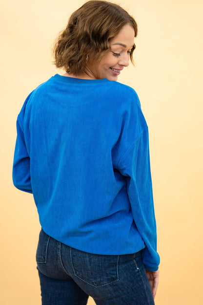 The Beck Corded Velvet Pullover-7 Colors-AS