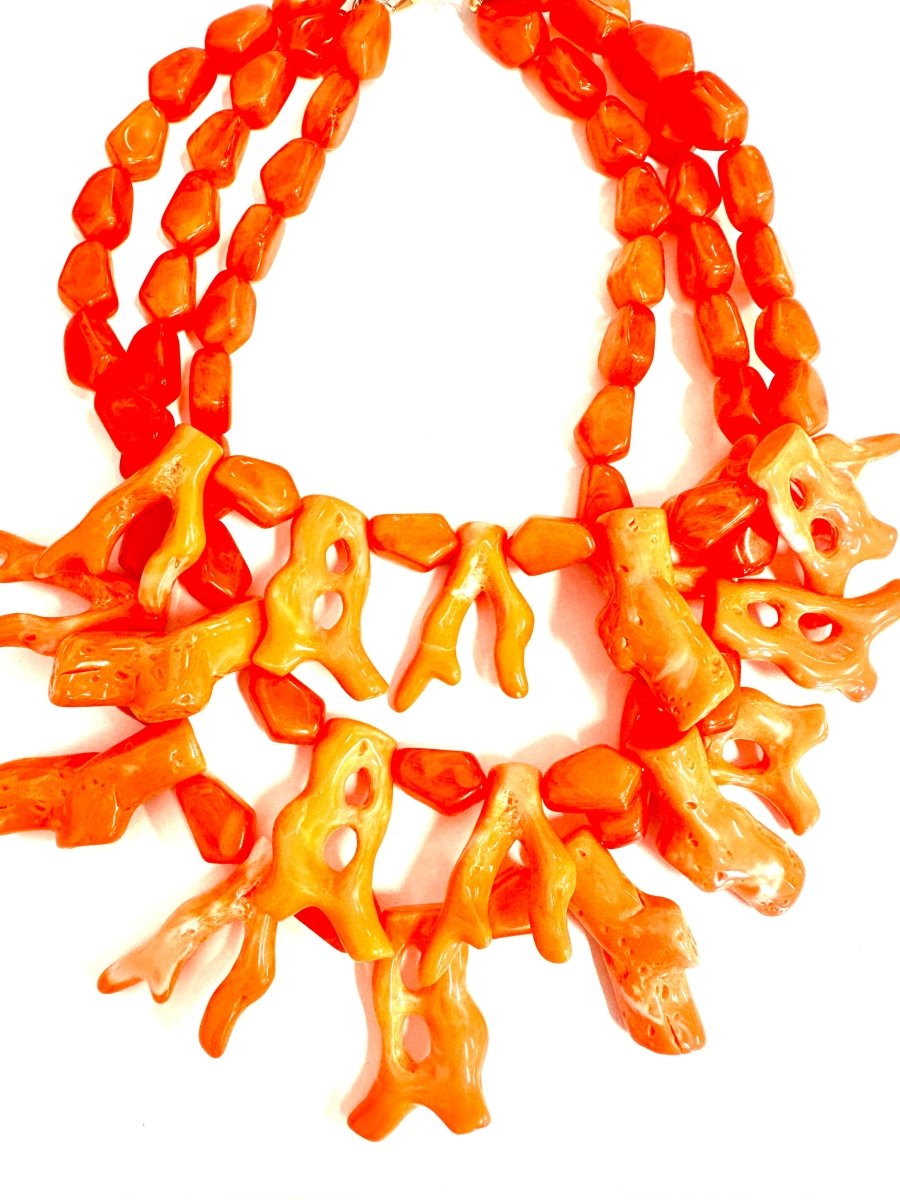 The Coral Statement Necklace- 3 Colors